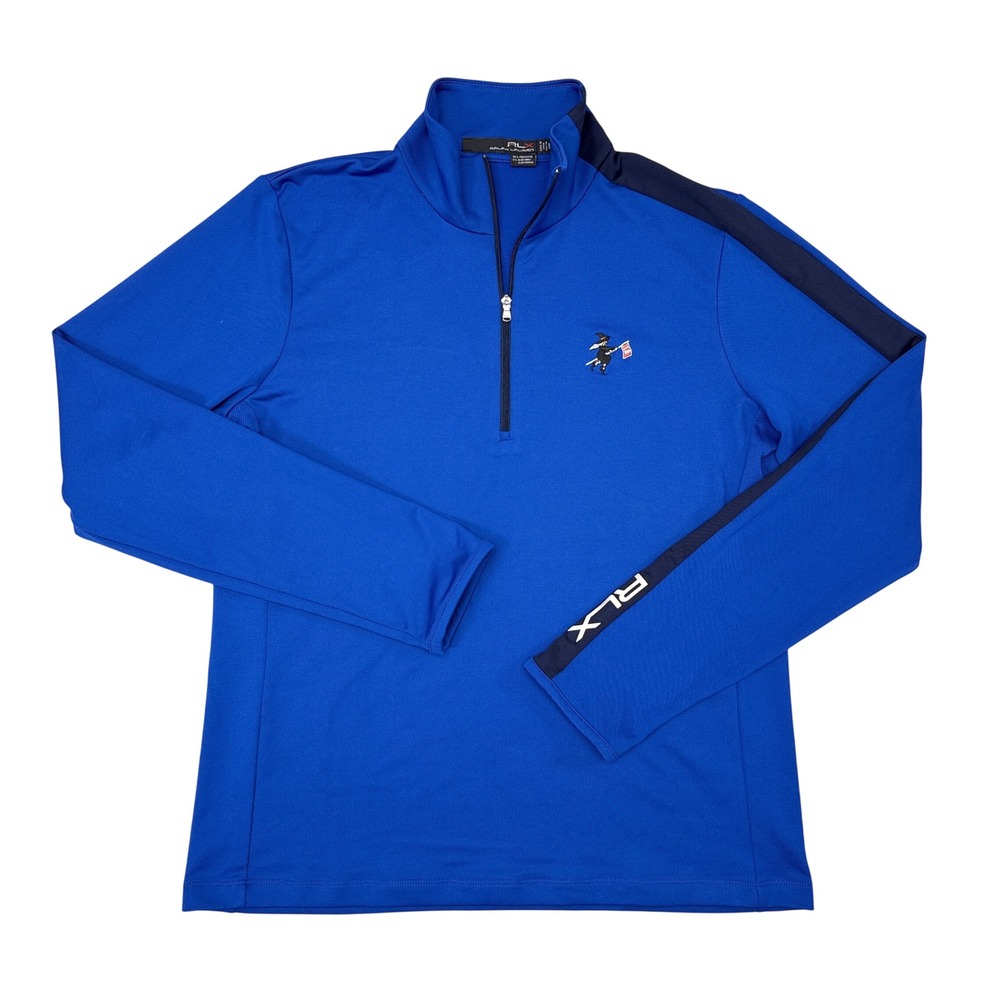 Stanwich Club Golf Pullover Womens Size Large Ralph Lauren RLX Blue Active